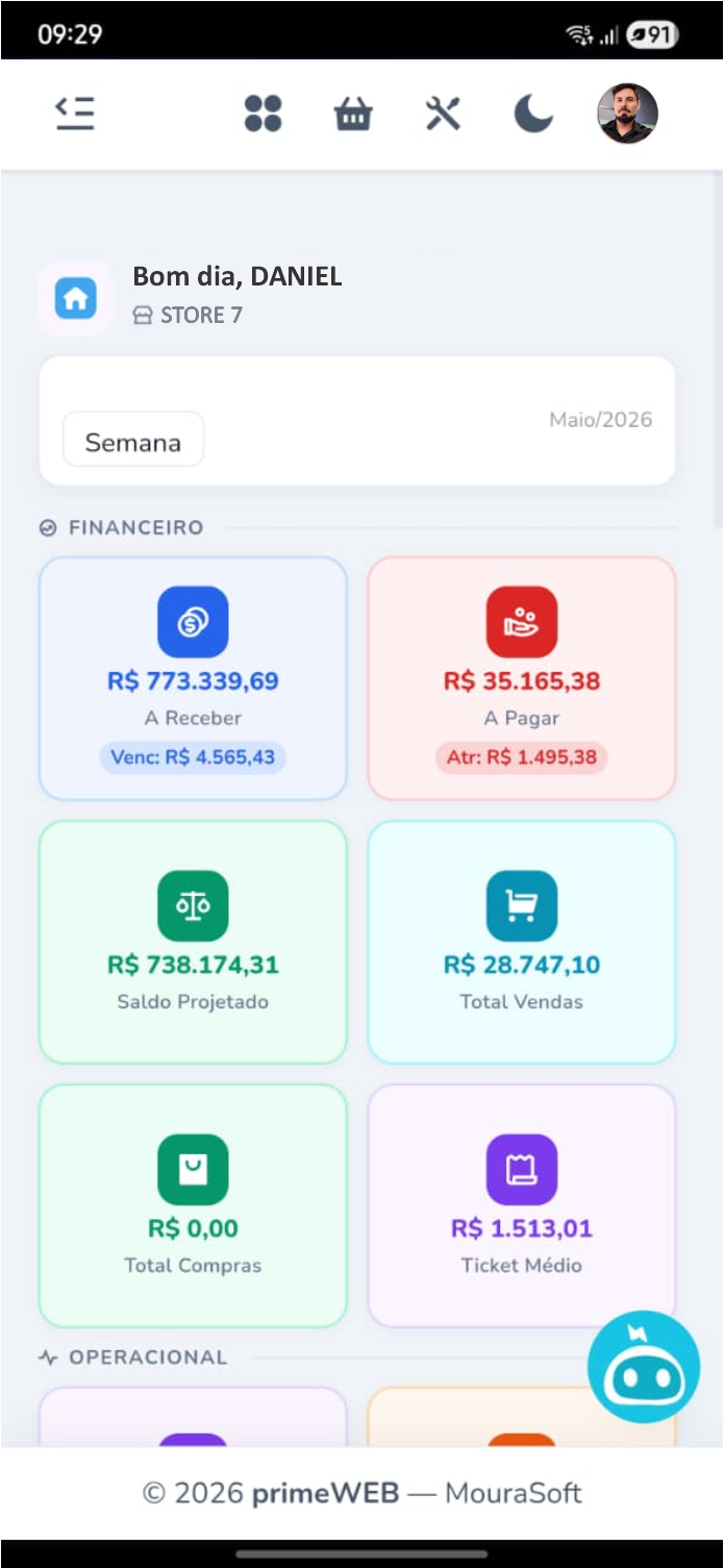 Passo 9 para instalar o app primeWEB